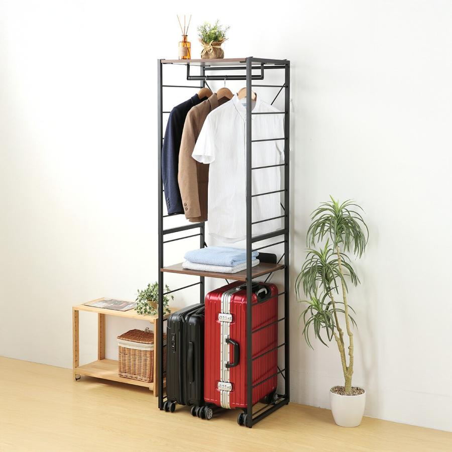 美品 ニトリ ハンガーラック ワードロープ 2段 ニーズ3 84OP-2段