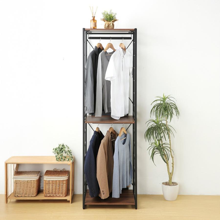 ニトリ（NITORI） ハンガーラック(TA012 57 MBR/BK) : ニトリ Yahoo!店