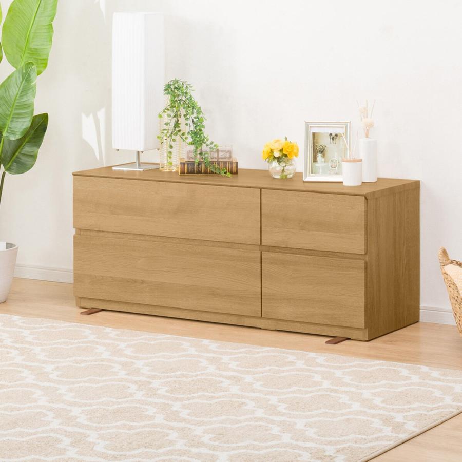 ニトリ（NITORI） ローチェスト(クエス 120-2LC LBR2) : ニトリ Yahoo