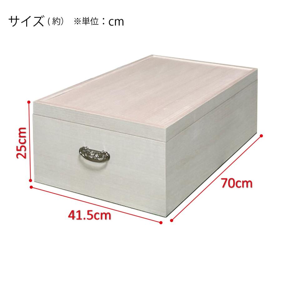 桐 ニトリ（NITORI） 天袋桐収納ケース(MR03 70H25) : ニトリ Yahoo!店