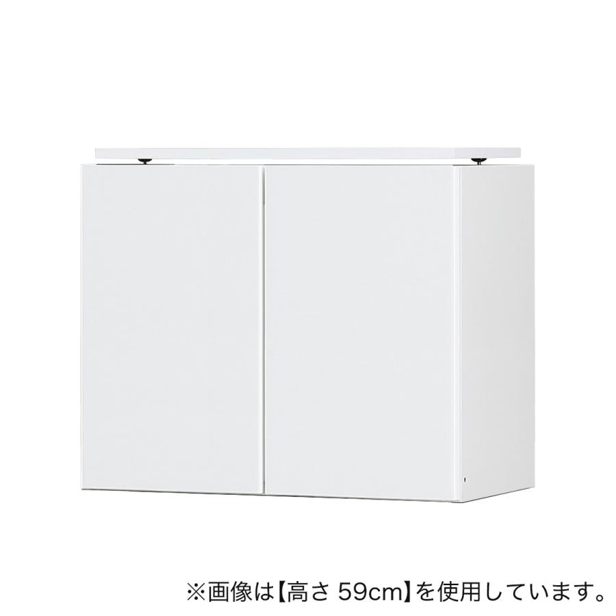 ニトリ　ワードローブ　白 ニトリ（NITORI） 【高さ1cm単位で選べる】間仕切りワードローブ用上