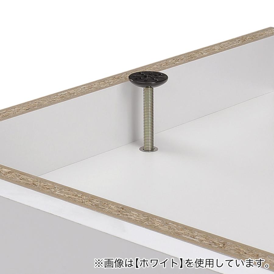 【高さ1cm単位で選べる】間仕切りワードローブ用上置き (幅77.5×高さ29cm DBR) ニトリ_6