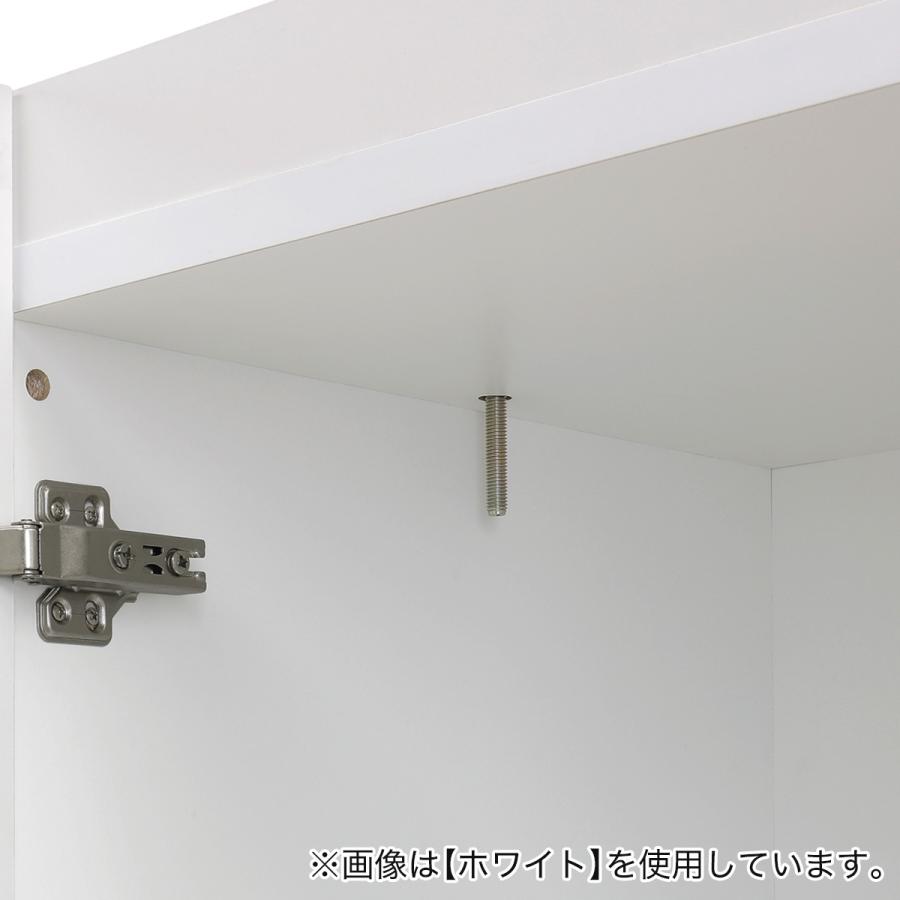 【高さ1cm単位で選べる】間仕切りワードローブ用上置き (幅77.5×高さ36cm DBR) ニトリ_7