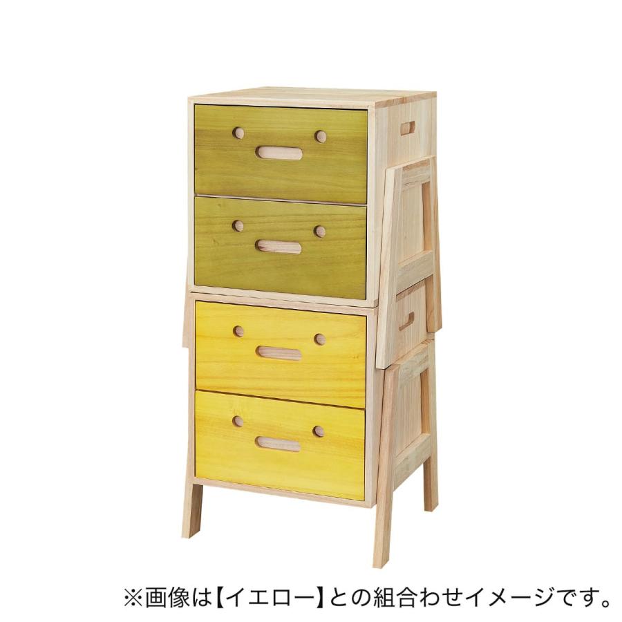 ニトリ（NITORI） 積み重ねチェスト (幅35cm グリーン) : ニトリ Yahoo