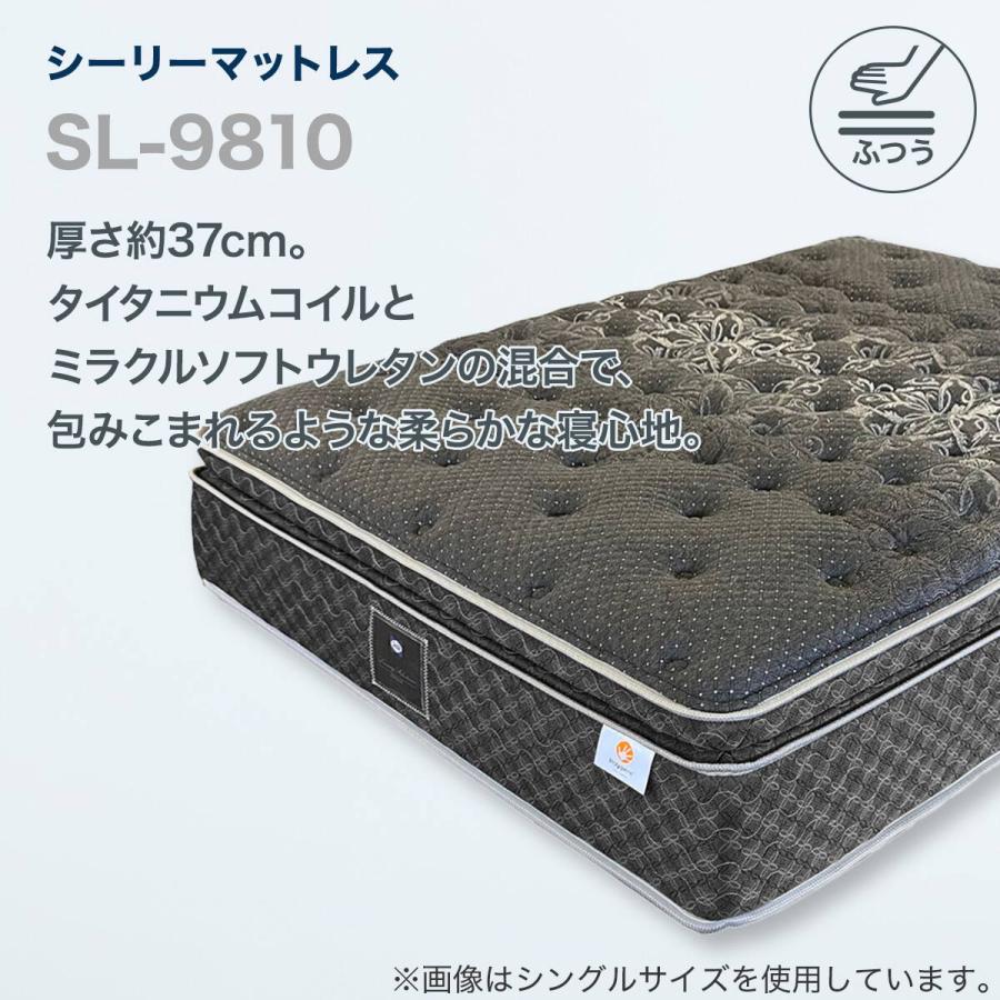 ニトリ（NITORI） シーリーダブルマットレス(SL-9810 DGY) : ニトリ