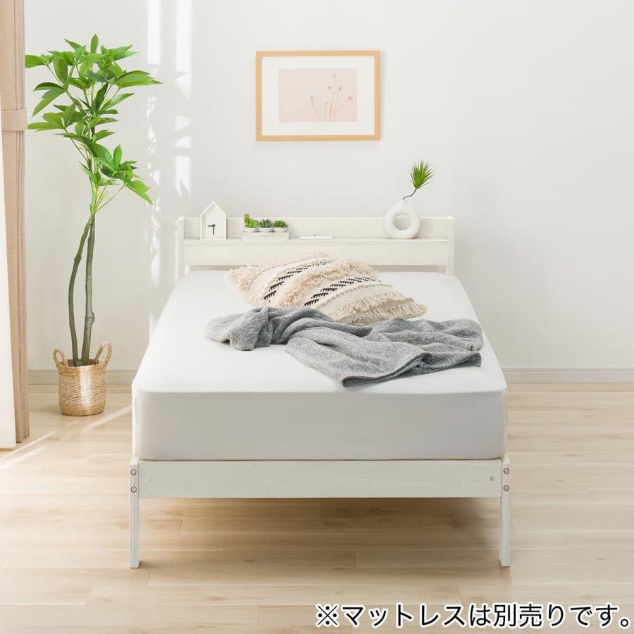 ニトリ（NITORI） シングルベッドフレーム(WD101 SL 棚・コンセント