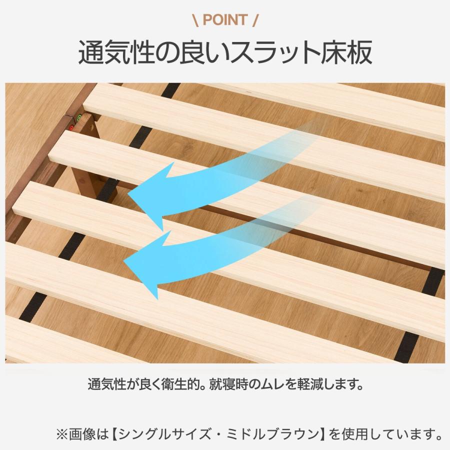 ニトリ（NITORI） シングル すのこベッドフレームマットレスセット