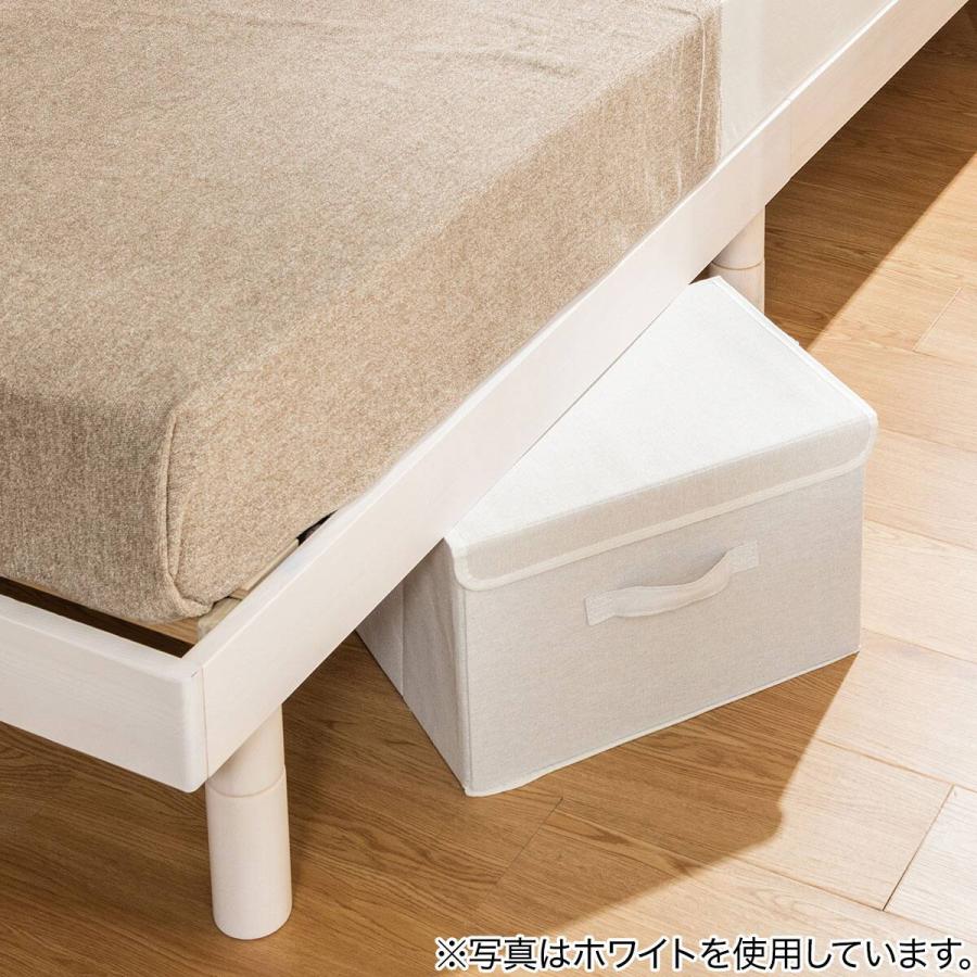 ニトリ（NITORI） シングル 天然木棚付きすのこベッド (ZT WH