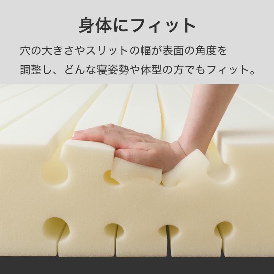 ニトリ（NITORI） 【7ゾーンの体圧分散】ダブル ウレタンマットレス