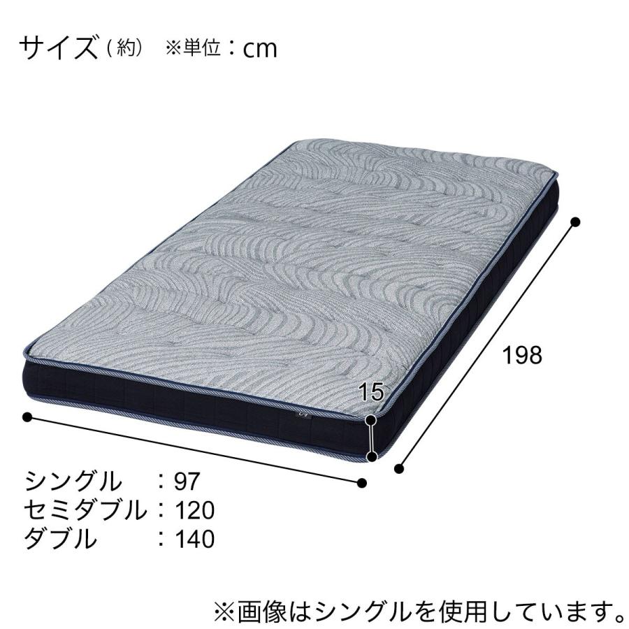ニトリ（NITORI） セミダブル 圧縮 ポケットコイルマットレス(US4
