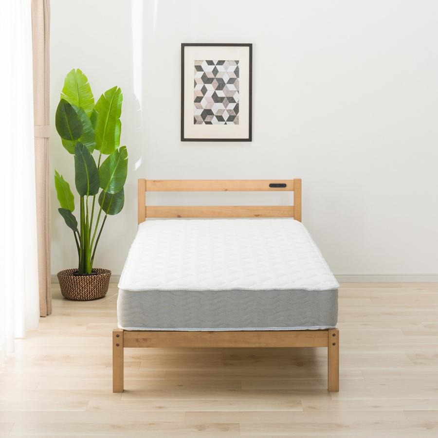 ニトリ（NITORI） シングル すのこベッドフレームマットレスセット