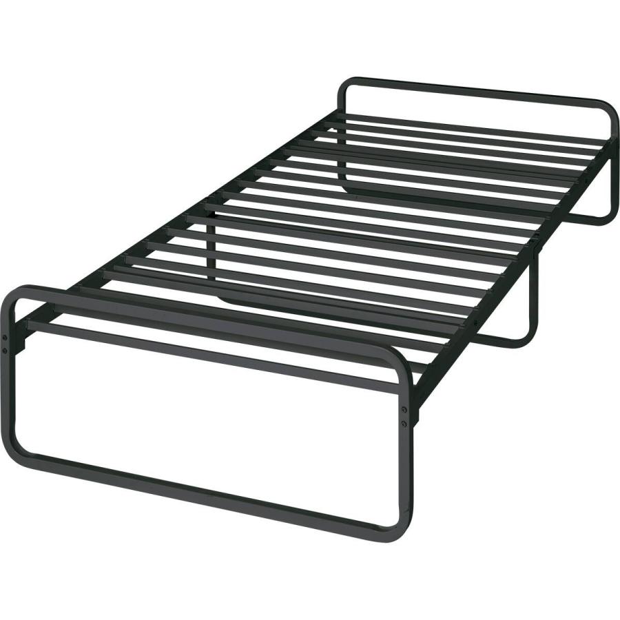 ニトリ（NITORI） シングルパイプベッドフレーム(JH062R BK) : ニトリ