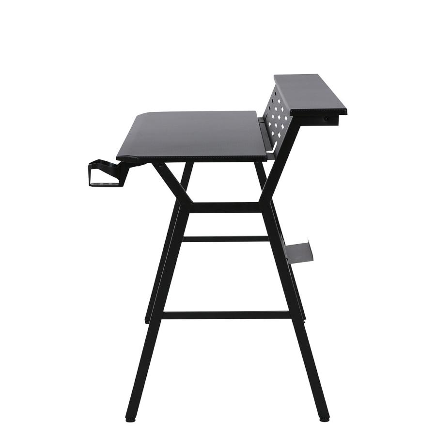 M*T様 ニトリ　ＰＣデスク ニトリ デスクワゴン付き(DX001 120 BK) パソコンデスク PC