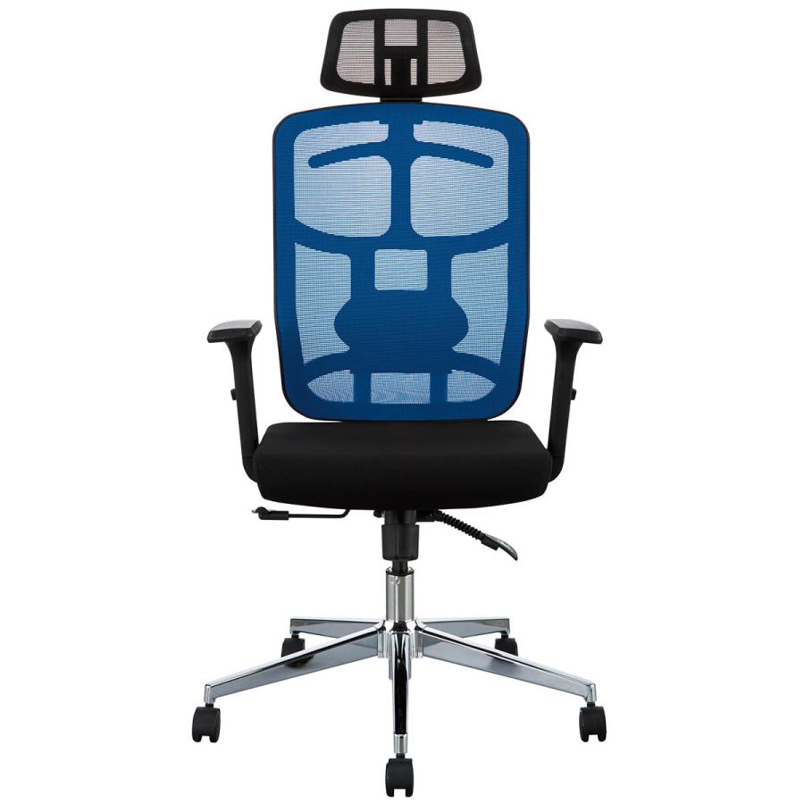 【12/25まで！ジモティー見たで5％OFF】ニトリ　オフィスチェア【9650214】 オフィスチェア(MCA021A ハンガー付き BL) | ニトリネット【公式