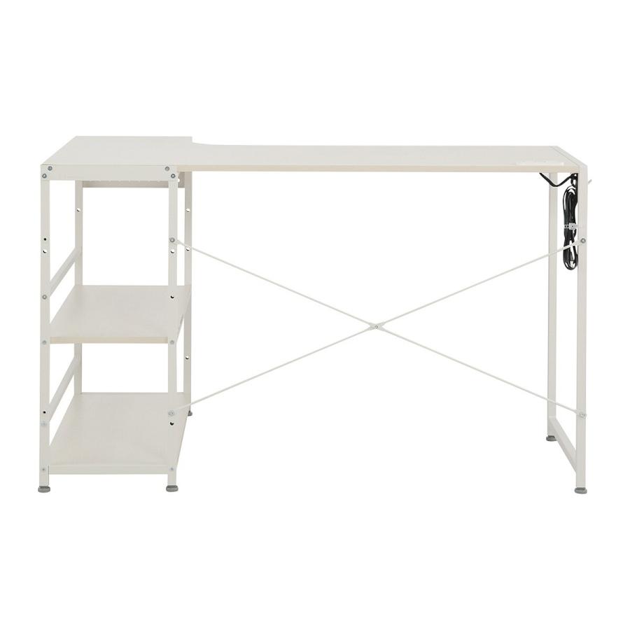 ☆新品未使用☆ デスク コーナー机 L字型 ホワイト L字型パソコンデスク 木製 幅150cm+90cm コーナーデスク