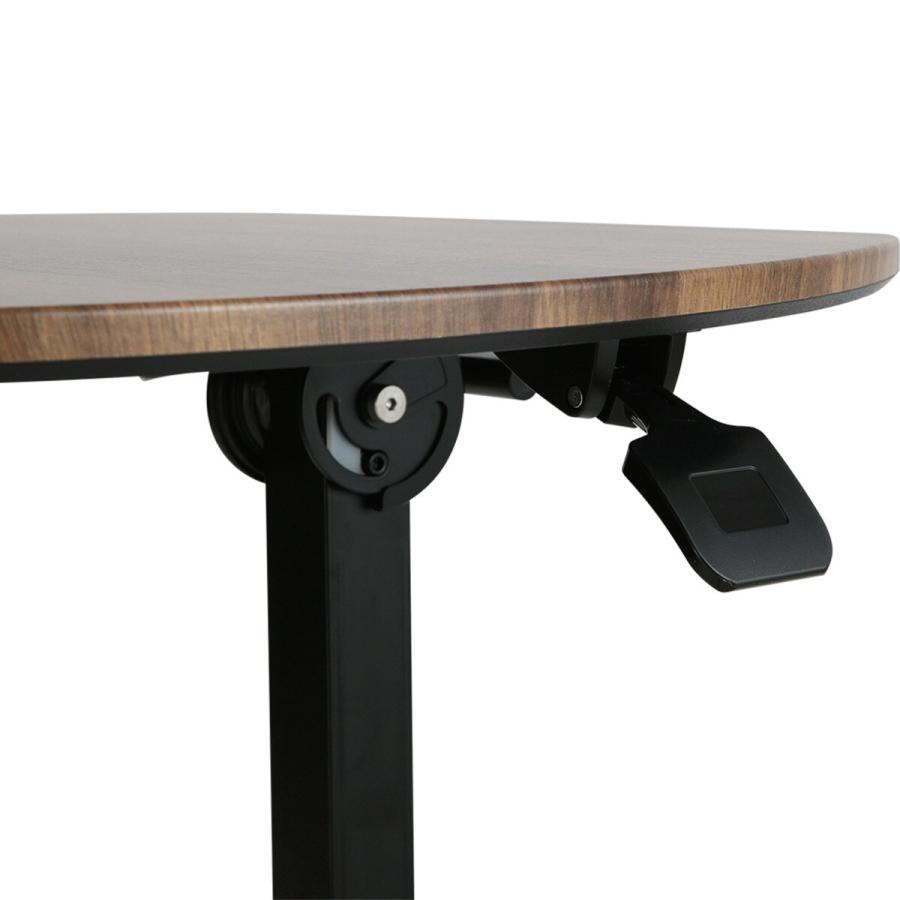 ニトリ（NITORI） 昇降折りたたみサイドテーブル(DX013 MBR) : ニトリ