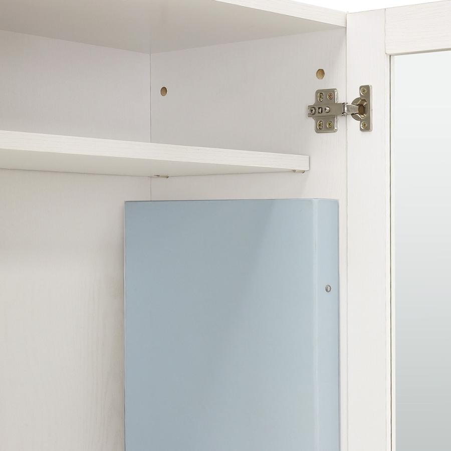 ニトリ キッチンボード ガラス扉付き ニトリ 半透明ガラスのキッチンボード (幅80cm GY) : ニトリ