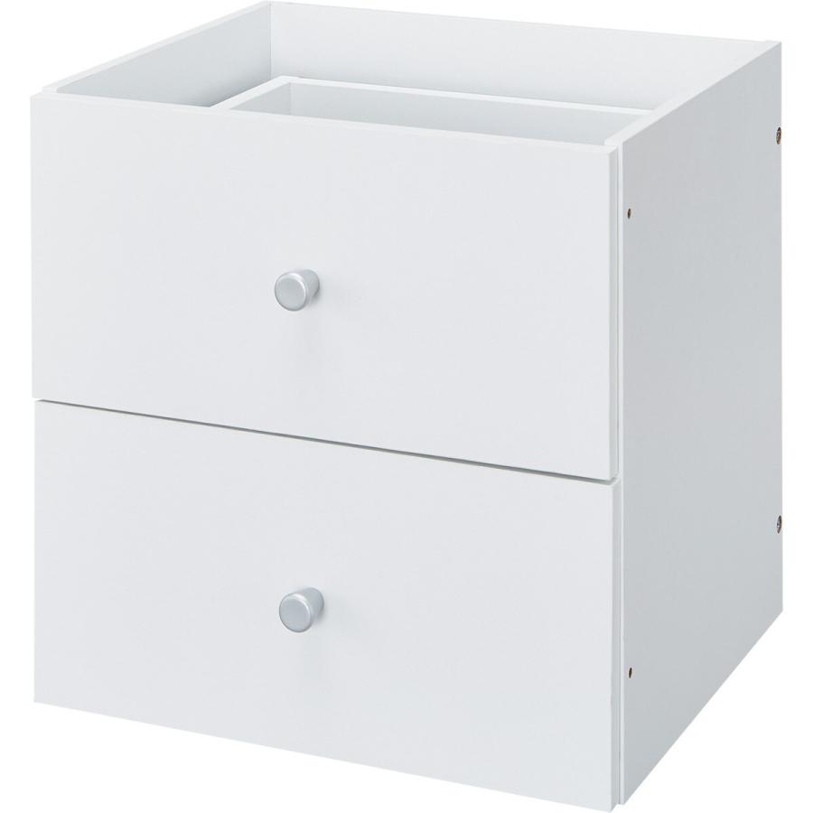 ニトリ（NITORI） 別売り キューブBOX(RX03 引出しタイプ WH) : ニトリ