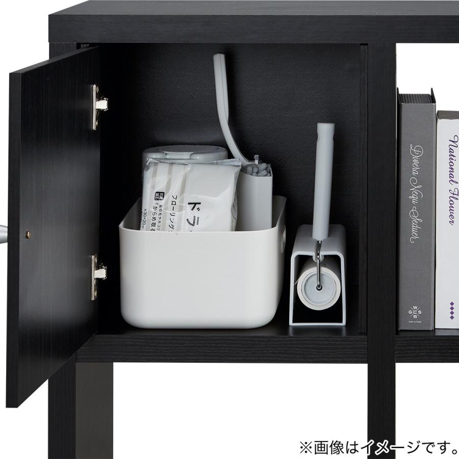 ニトリ（NITORI） 別売り キューブBOX(RX03 扉タイプ BK) : ニトリ