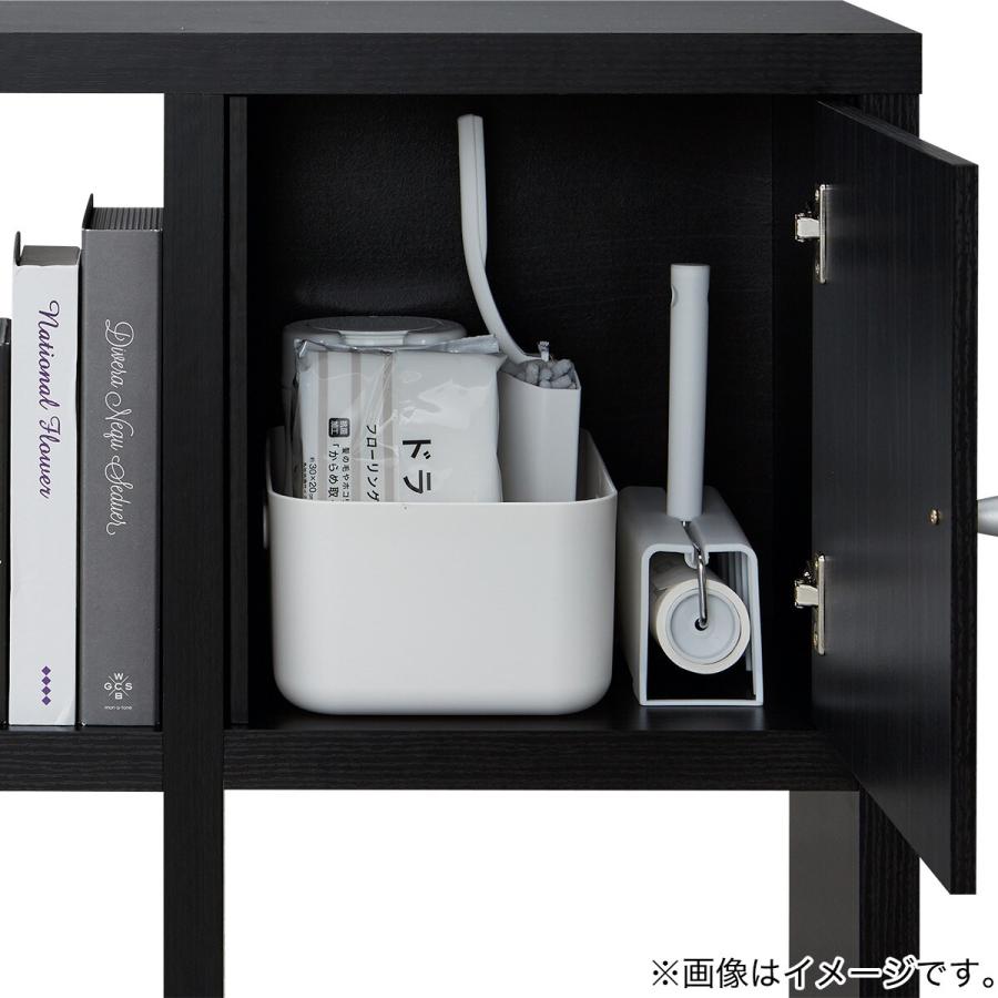 ニトリ（NITORI） 別売り キューブBOX(RX03 扉タイプ BK) : ニトリ