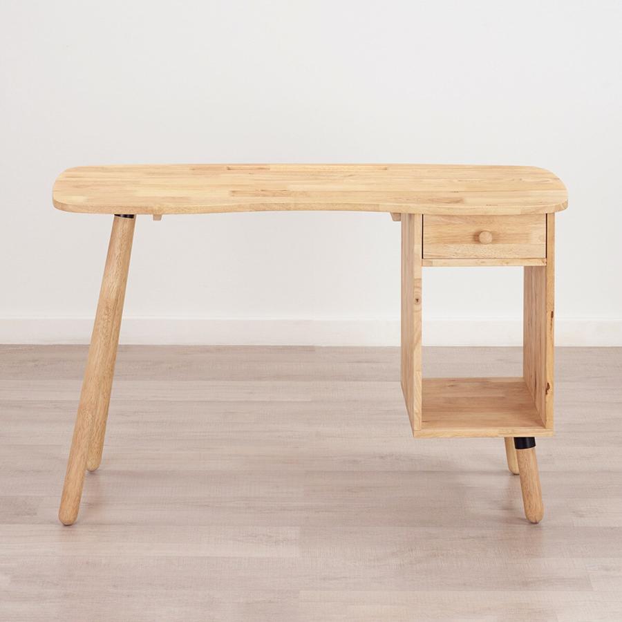 ニトリ 【NATURAL SIGNATURE】天然木 引出付きデスク : ニトリ