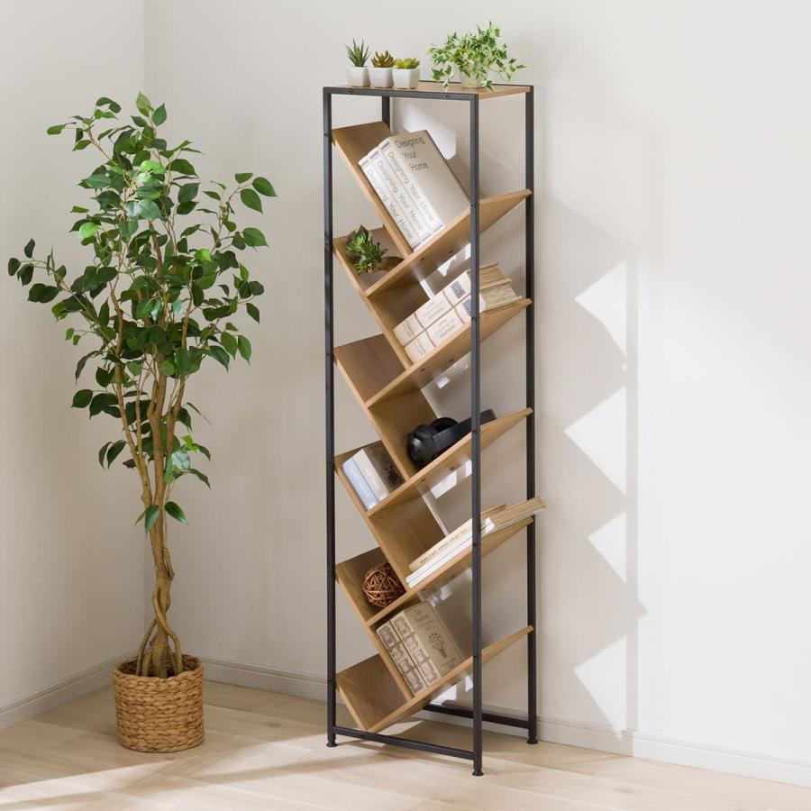 本棚 楽天市場】ブックシェルフ(KP507 1440 LBR/BK) 【玄関先迄納品