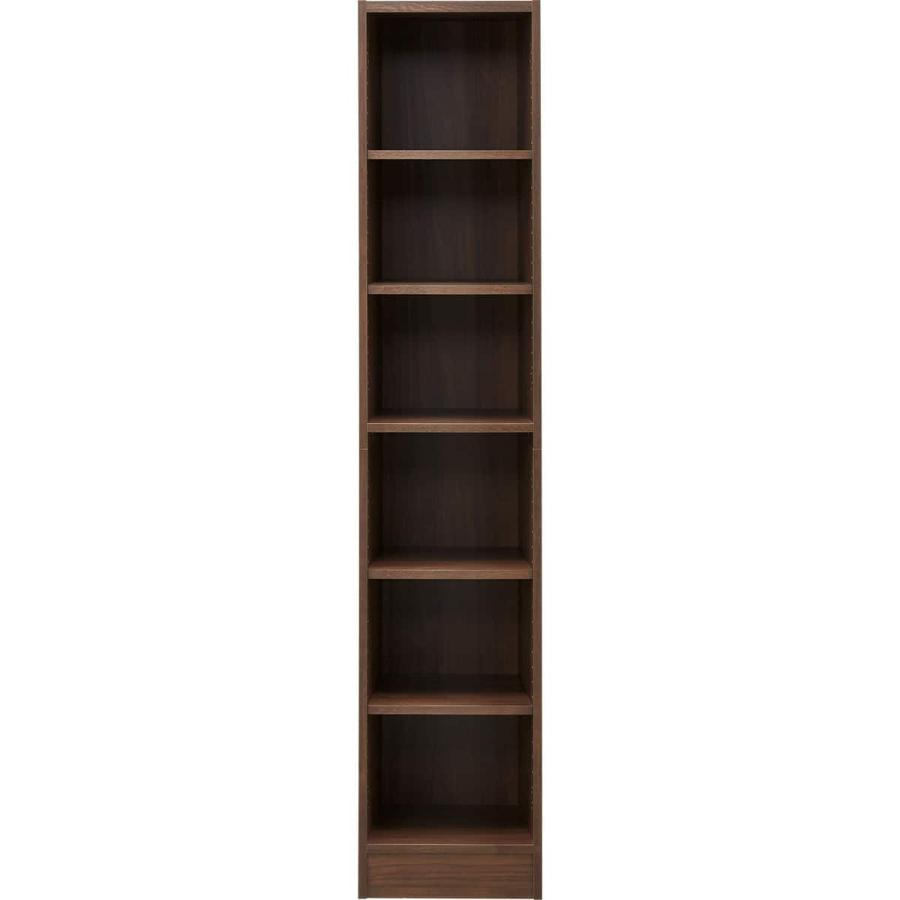 ニトリ 本棚 ダークブラウン 完成品 移動棚あり 高さ180cm ニトリ（NITORI） オープン本棚(RV001 T1837 MBR) : ニトリ Yahoo!店