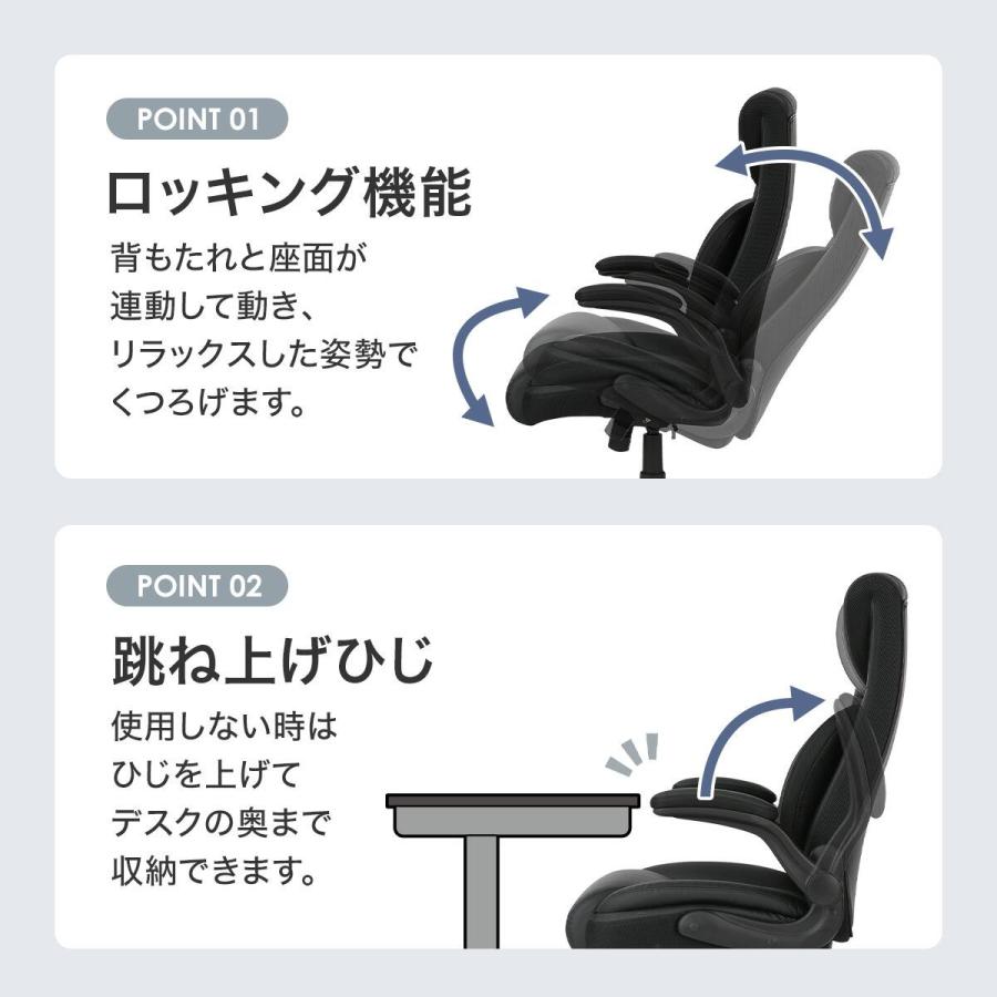 ニトリ（NITORI） オフィスチェア(OC520 分割 BK) : ニトリ Yahoo!店