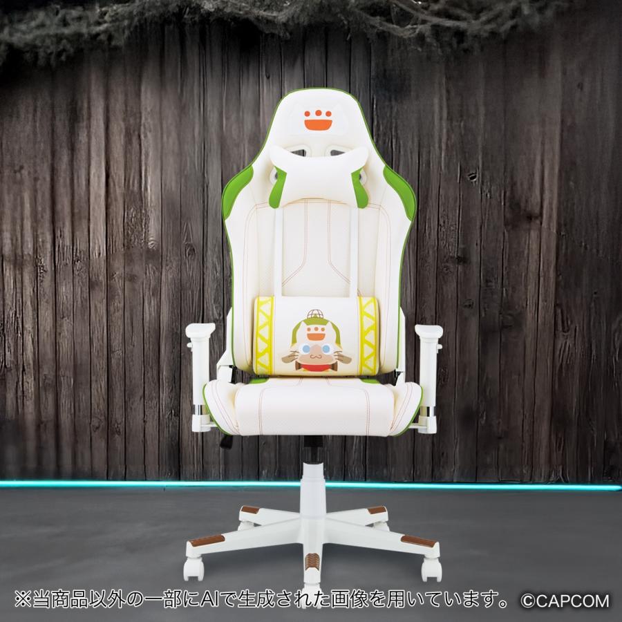 【中古】モンハン　アイルー　ゲーミングチェア　ニトリ ニトリ（NITORI） ゲーミングチェア「モンスターハンターワイルズ