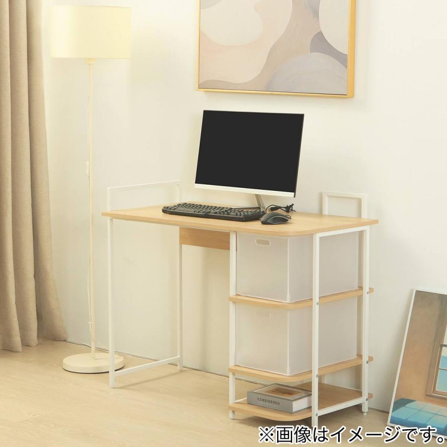 パソコンデスク　机　在宅　ワークデスク　ニトリ　100×60 オークル　ホワイト ニトリ（NITORI） ワークデスク(WM002 1051 NA/WH) : ニトリ Yahoo!店