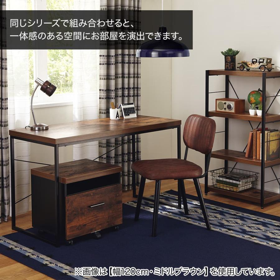ニトリ（NITORI） デスク(ステインSN01-80 BR) : ニトリ Yahoo!店