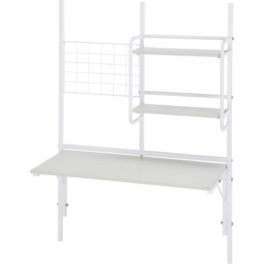 ニトリ（NITORI） 棚付きデスク(HB02 WH) : ニトリ Yahoo!店 - 通販