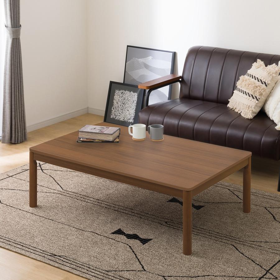 【美品】ニトリ リビングこたつ テーブル 幅120cm ブラウン ニトリ 長方形リビングこたつ(GC03 120 MBR) 限定価格：11/4迄