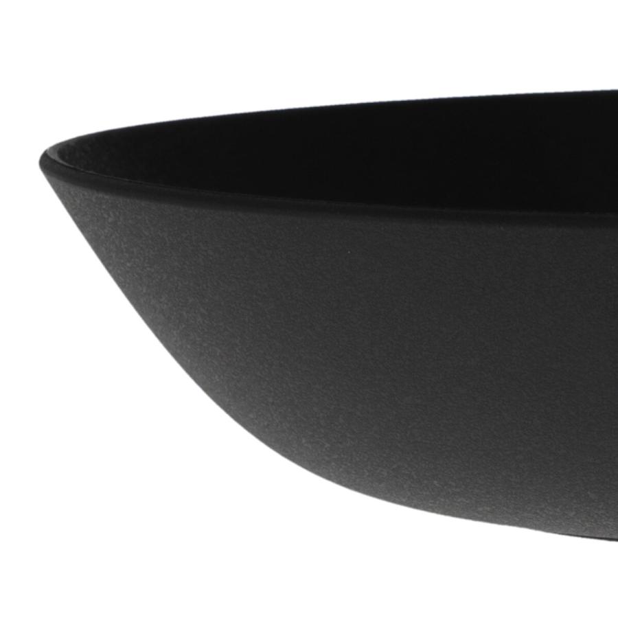 ニトリ（NITORI） 24×16cm オーバルプレート SPS(SG01 ブラック) 限定