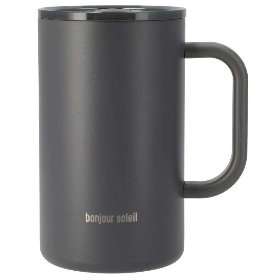 ニトリ（NITORI） ジョッキにも使える蓋付きセラミックコートマグ580ml
