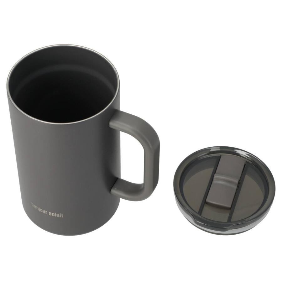 ニトリ（NITORI） ジョッキにも使える蓋付きセラミックコートマグ580ml
