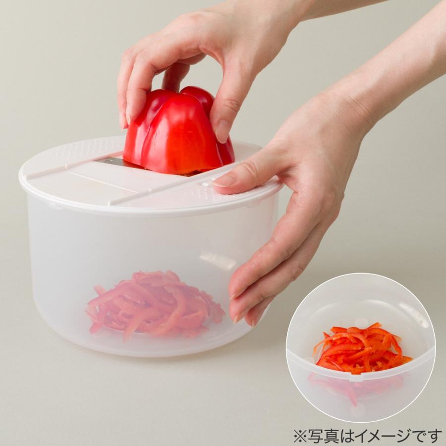 ニトリ（NITORI） 1台10役スライサーセット 野菜の水切りを楽に