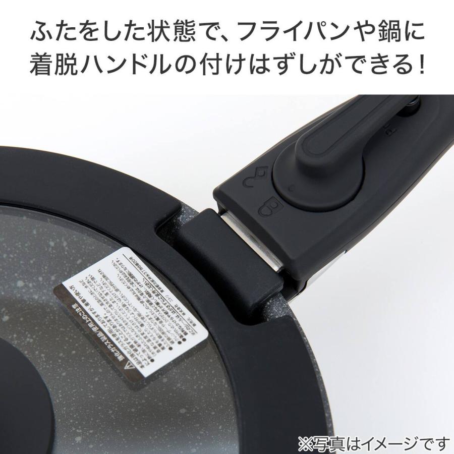 ニトリ（NITORI） 蓋つき3点セット 取っ手がとれる超軽量こびり付き