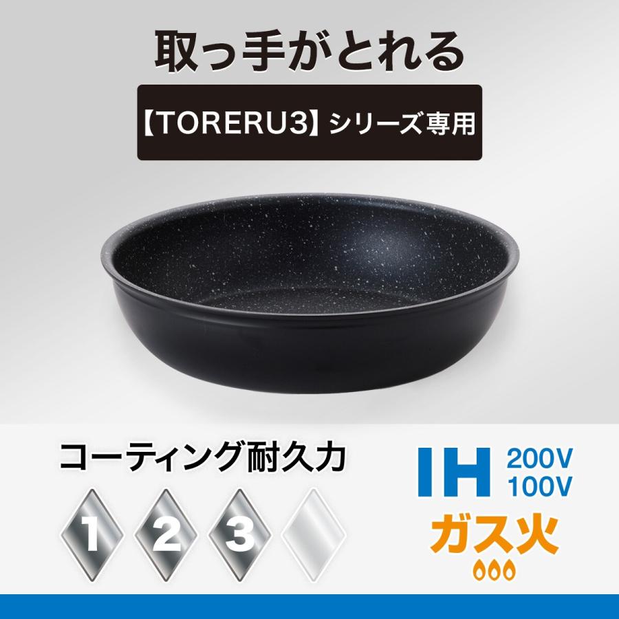 ニトリ（NITORI） 取っ手がとれる 超軽量扱いやすいフライパン 20cm