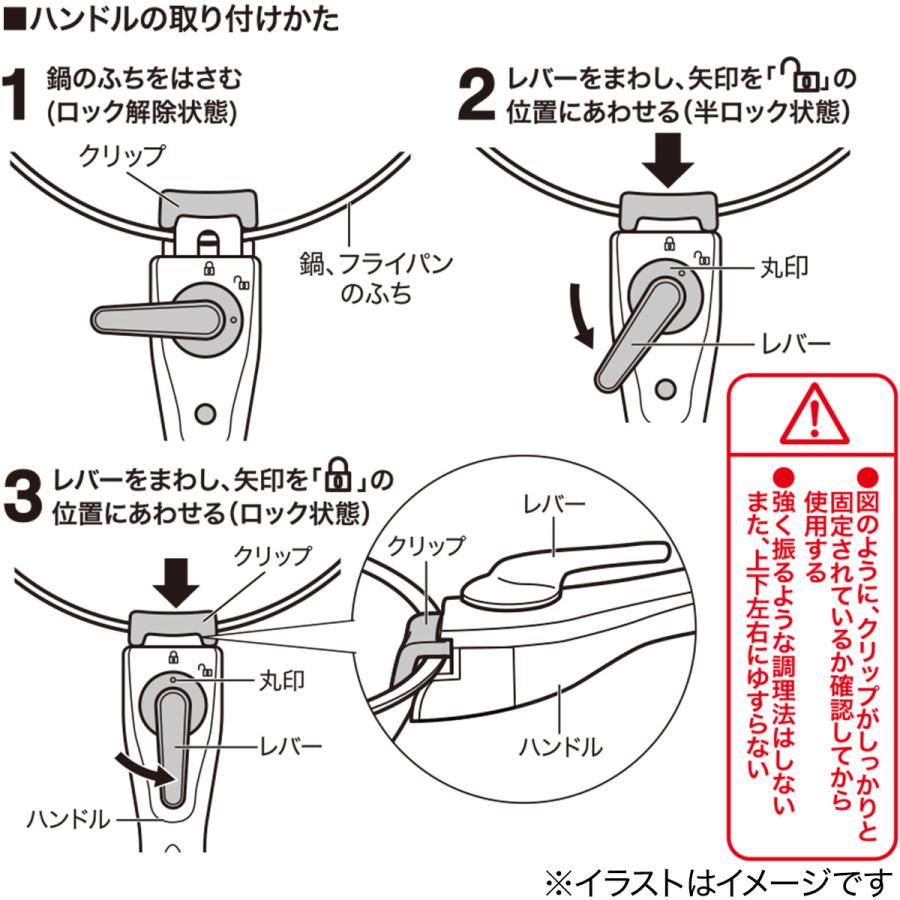 ニトリ（NITORI） 取っ手がとれる 超軽量汚れがつきにくい 鍋