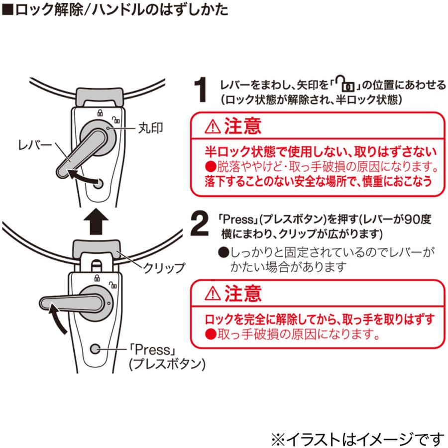 ニトリ（NITORI） 取っ手がとれる 超軽量汚れがつきにくい 鍋