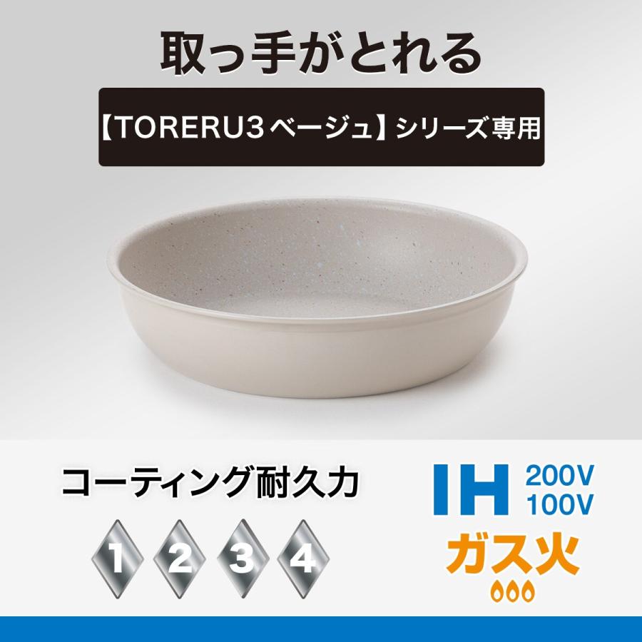 ニトリ（NITORI） 取っ手がとれる 超軽量汚れがつきにくいフライパン