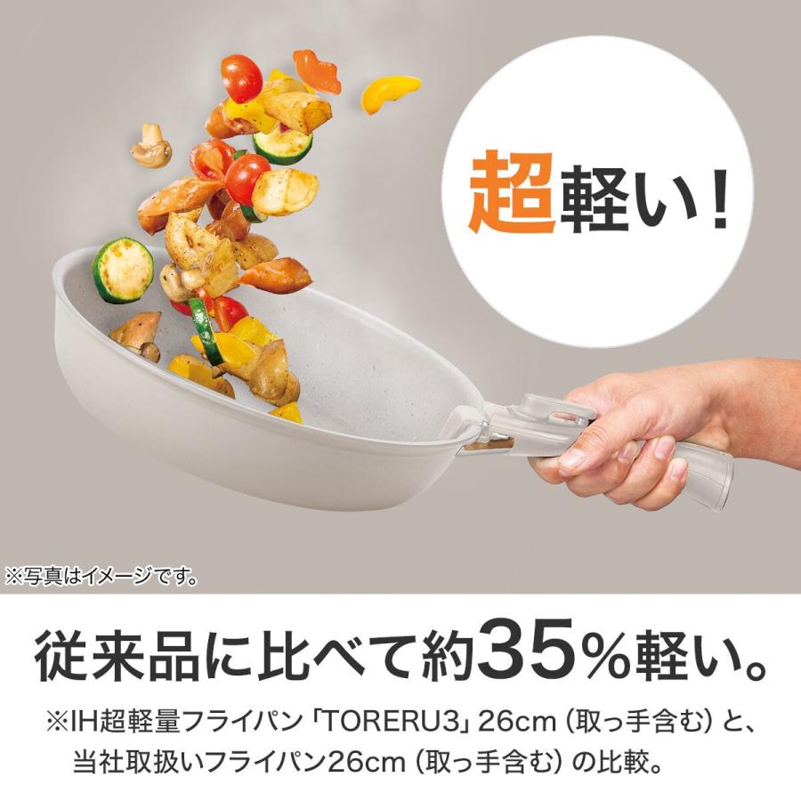 ニトリ（NITORI） IH・ガス火 取っ手が取れる軽くて扱いやすい 超軽量