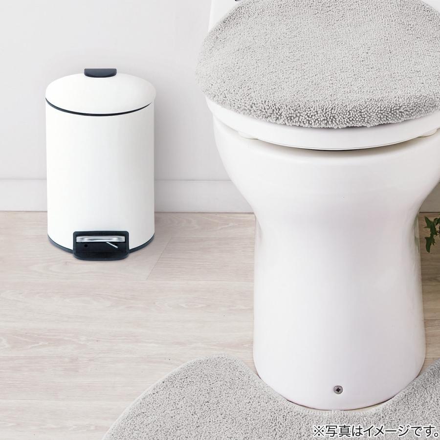 ニトリ（NITORI） ペダルペール円型 2.8L (R-03 ホワイト) : ニトリ