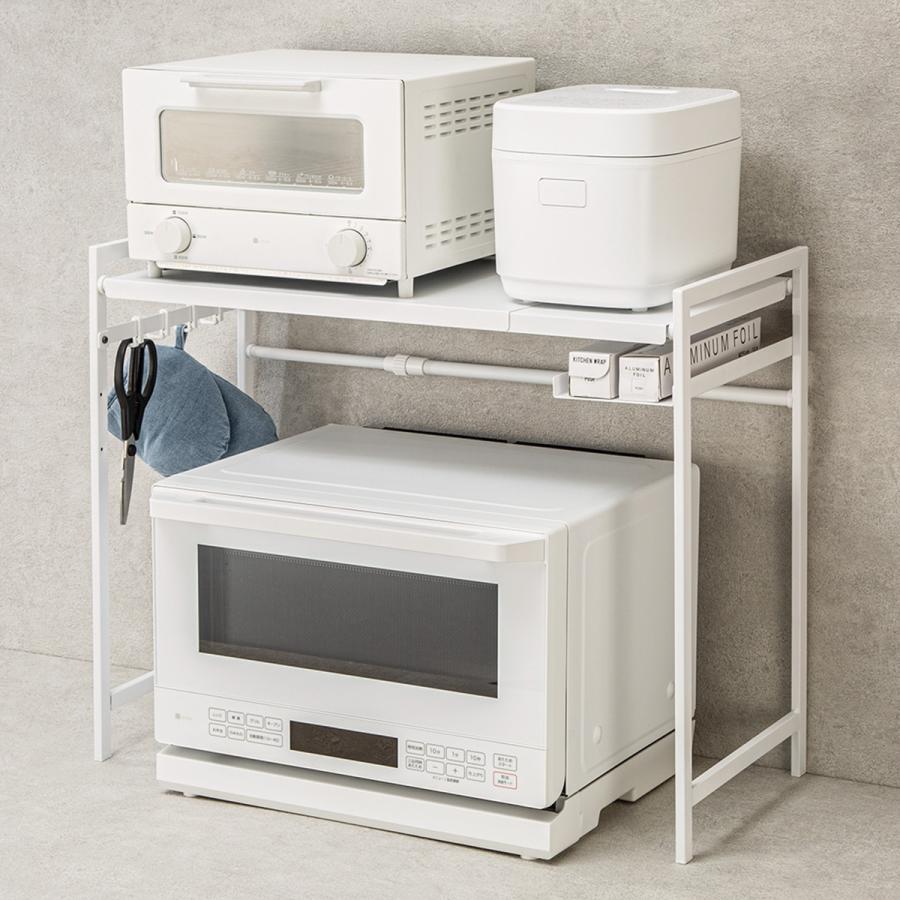 ニトリ（NITORI） 伸縮レンジラック ラップホルダー・フック付き 50