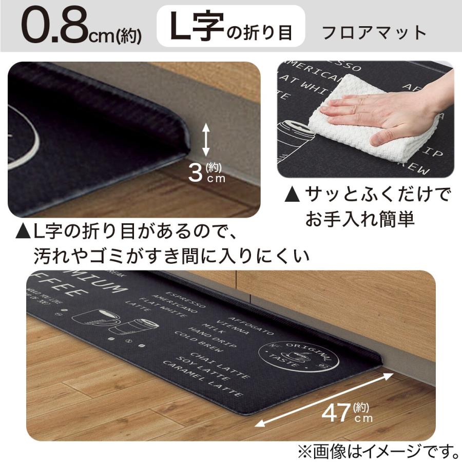 ニトリ（NITORI） すき間に汚れやゴミがたまりにくい PVCキッチン用