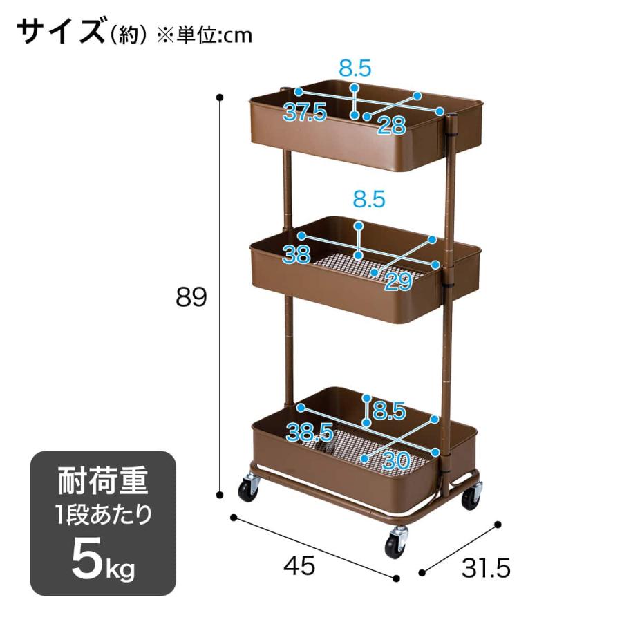 ニトリ（NITORI） ネット特別色 3段とも高さ調節ができるキッチン