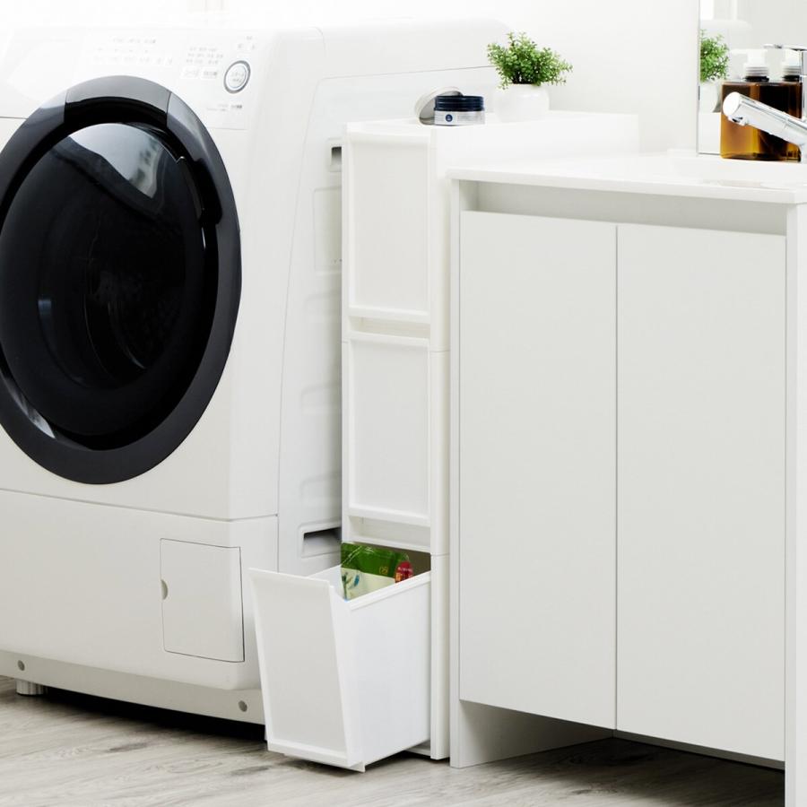 ニトリ（NITORI） 積み重ねできるスリムストッカー(MーMーM ホワイト