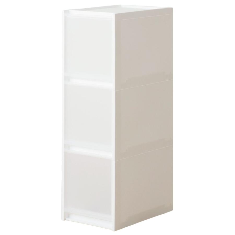 ニトリ（NITORI） スリムストッカー27cmM-M-M(クリア) : ニトリ