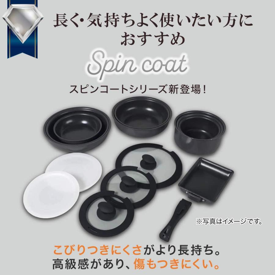 ニトリ（NITORI） 取っ手がとれる フライパン・鍋5点セット IHスピン